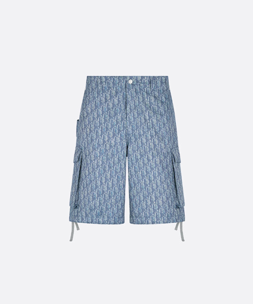 디올 오블리크 버뮤다 카고 쇼츠