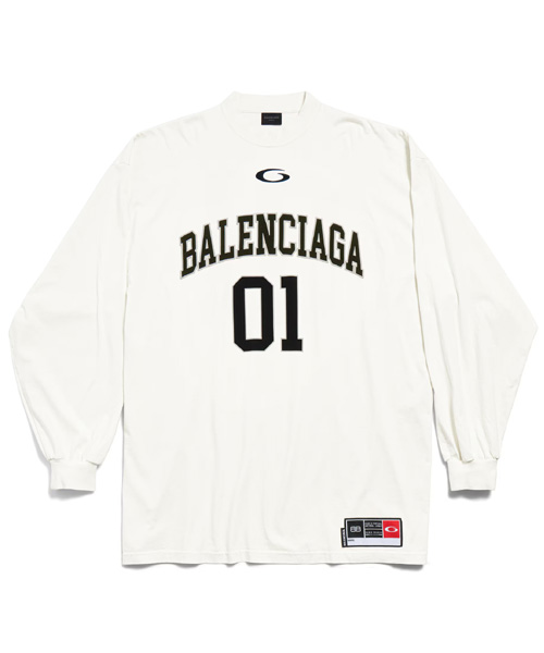 바스켓볼 시리즈 - 롱 슬리브 라지 핏 티셔츠