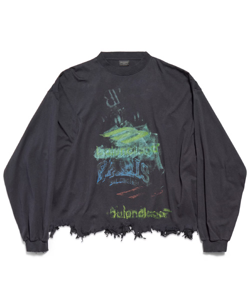 DIY 임프린트 크롭 롱 슬리브 티셔츠