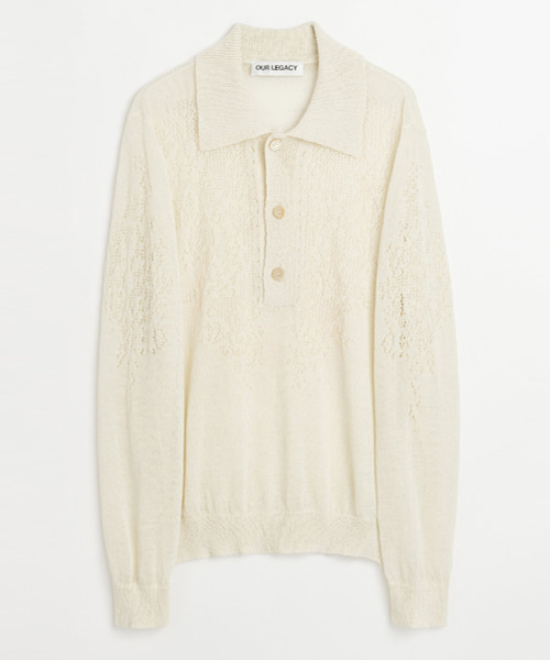 빅 피케 화이트 플로랄 포인틸