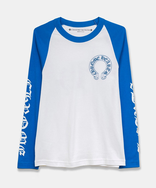 홀스슈 로고 롱 슬리브 티셔츠