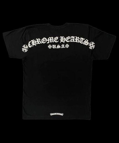 스크립트 레터 로고 숏 슬리브 코튼 티셔츠