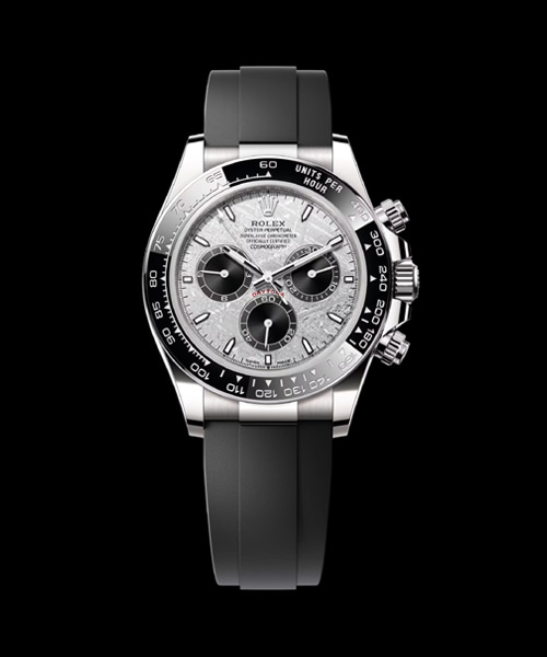 코스모그래프 데이토나 화이트 골드 오이스터플렉스 40