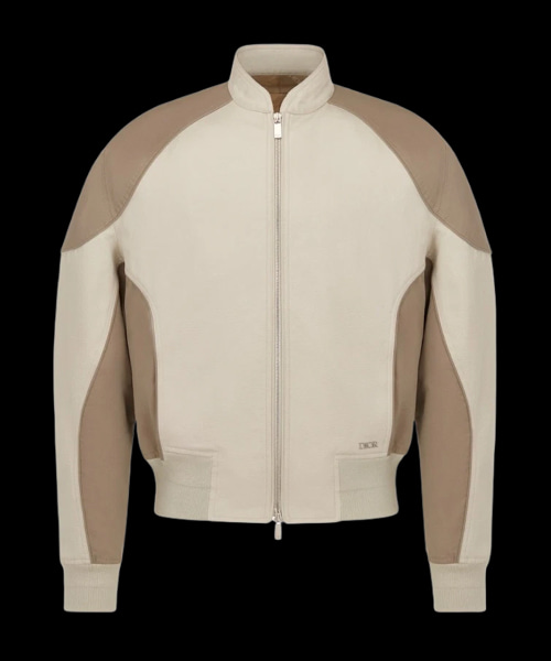 봄버 자켓 코튼 캔버스 그레이