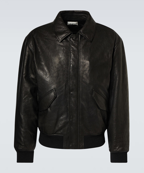 가죽 봄버 자켓