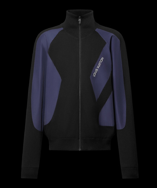 테크니컬 나일론 앤드 코튼 블루종