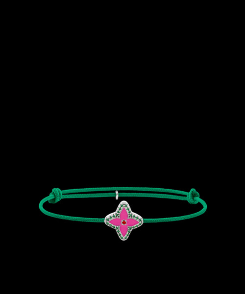 모노그램 플라워 스테시아 팔찌