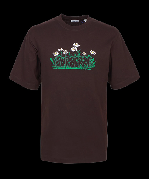 데이지 숏 슬리브 코튼 티셔츠