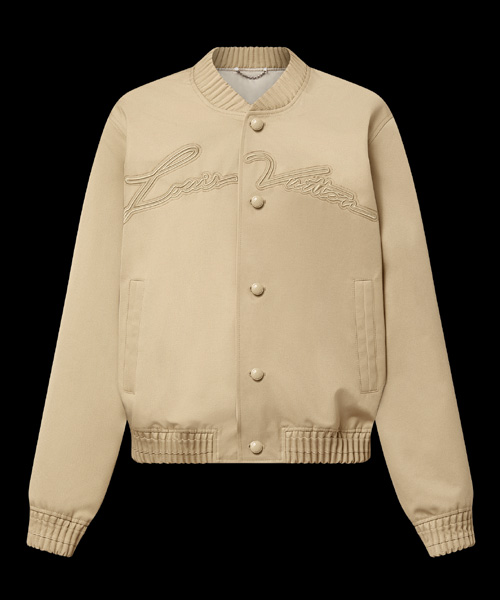 엠브로이더드 코튼 블렌드 보머