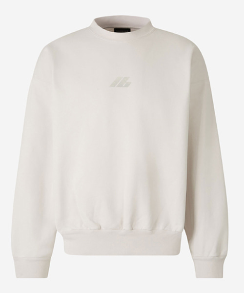 로고 코튼 스웨트셔츠