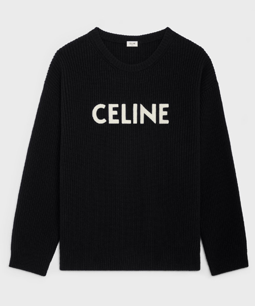 리브드 울 스웨터