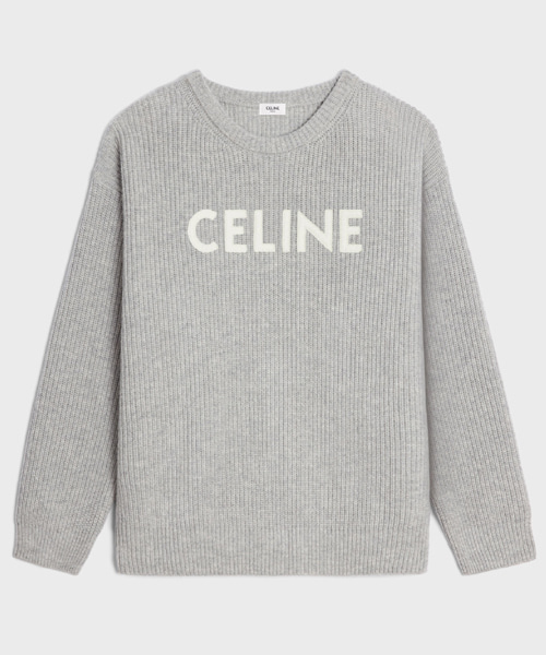 리브드 울 스웨터