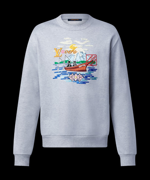 엠브로이더드 스웨트셔츠