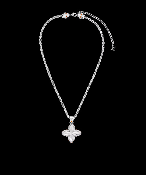 LV 플라워 스터드 펜던트 목걸이