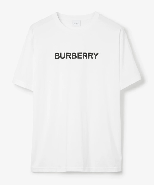 로고 코튼 티셔츠