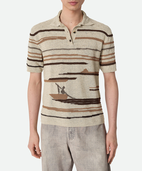 리넨 & 코튼 폴로니트