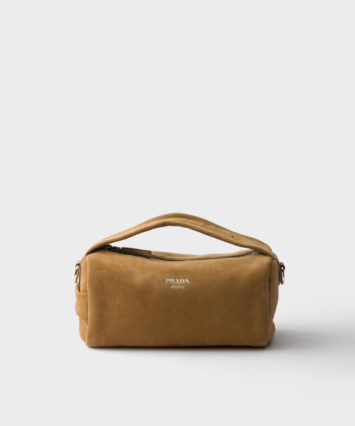 스웨이드 가죽 숄더백