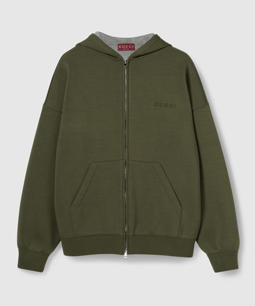 엠브로이더드 후드 저지 스웨트셔츠