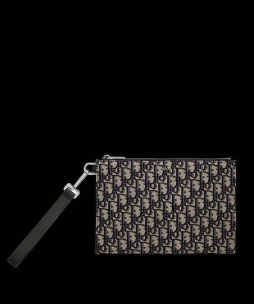 오블리크 자카드 A5 파우치