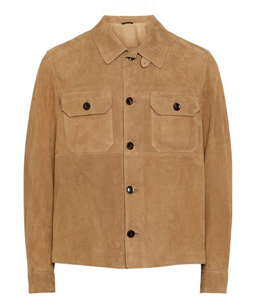 램스킨 스웨이드 셔츠 자켓