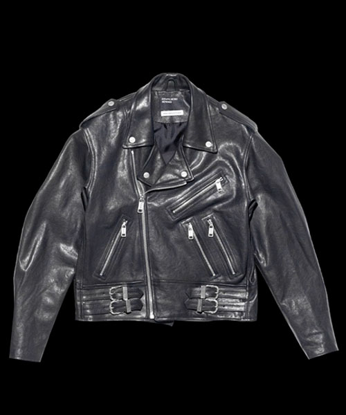 데프리메 로즈 버클 모토 자켓