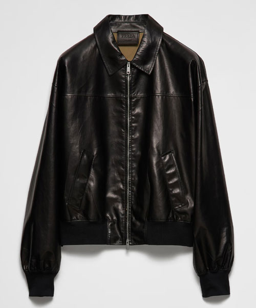 가죽 봄버 자켓