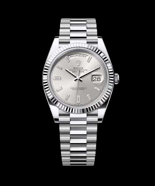 데이데이트 화이트 골드 실버 40