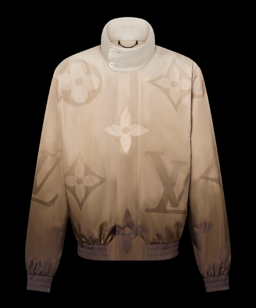 모노그램 프린트 라이트 나일론 윈드브레이커