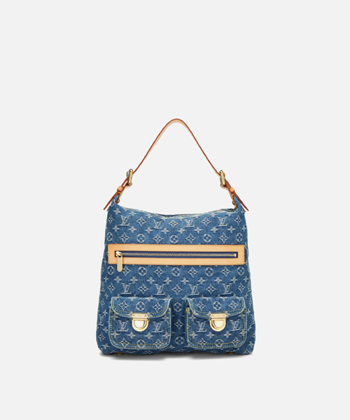 데님 배기 GM 숄더백