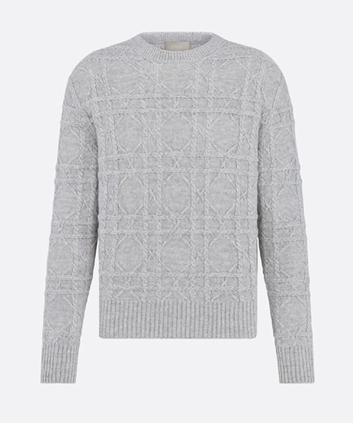 린넨 캐시미어 케이블 니트