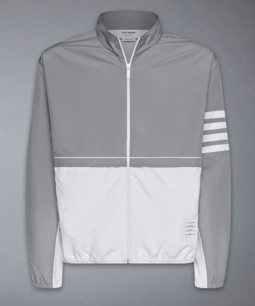 립스톱 4-바 컬러 블록 윈드브레이커