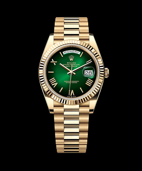 데이데이트 옐로우 골드 그린 40