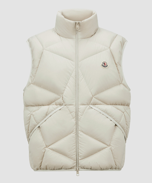 벤다벨 다운 베스트 패딩 베이지