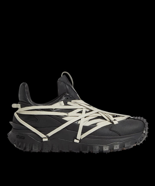 x MONCLER트레일그립 메가레이스 레더 스니커즈