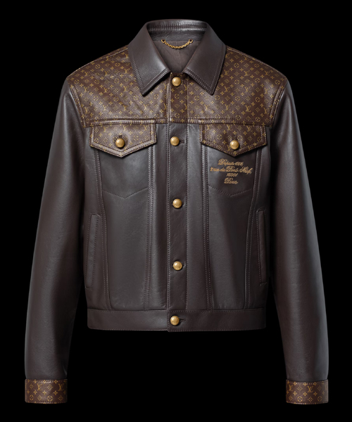 엠벨리시드 레더 트러커 재킷