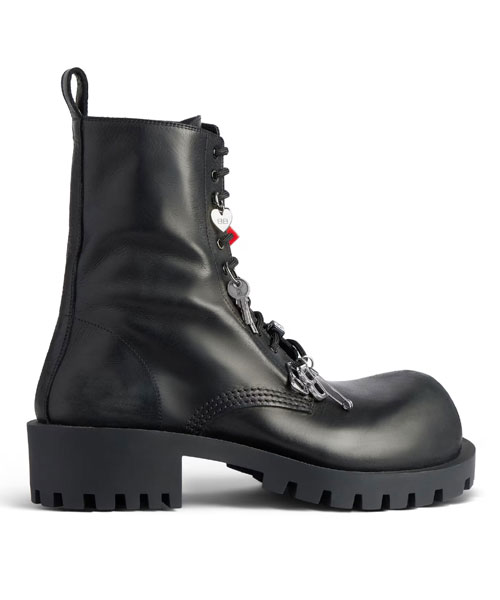 허머 레이스업 부티