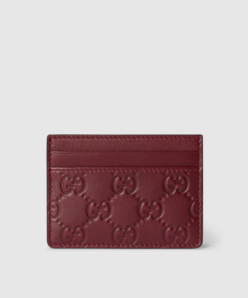 GG 엠블럼 카드 케이스