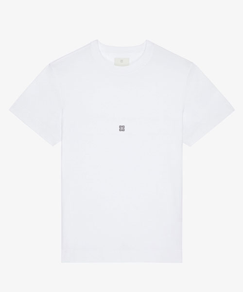 슬림 핏 코튼 티셔츠