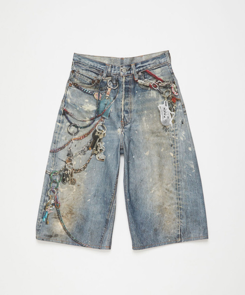 코튼 캔���스 루즈핏 쇼츠