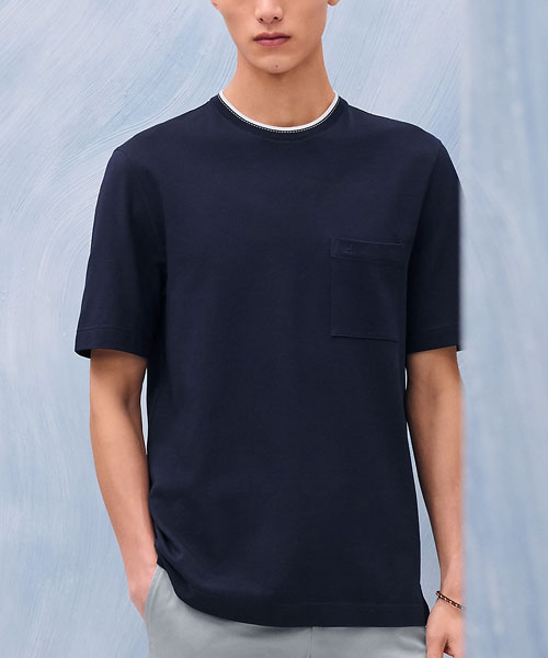 "PIQURES SELLIER" 코튼 티셔츠