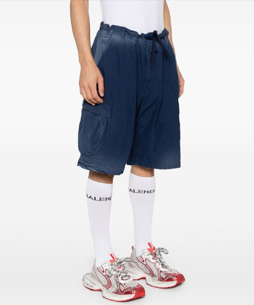 로고 자수 카고 쇼츠