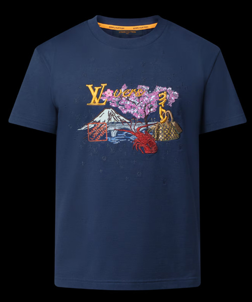 엠브로이더드 코튼 티셔츠