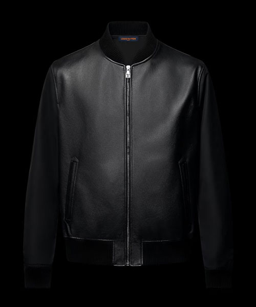 리버시블 레더 나일론 재킷