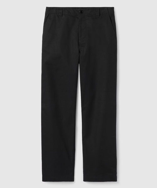 웹 디테일 코튼 트윌 팬츠