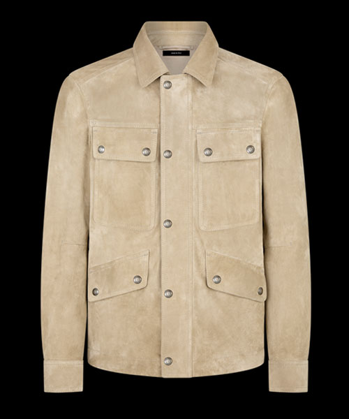 스웨이드 모터 재킷