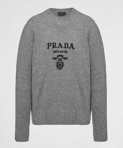 울 캐시미어 크루넥 스웨터