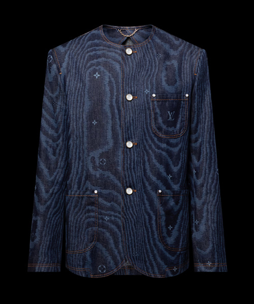 시크 칼라리스 데님 재킷