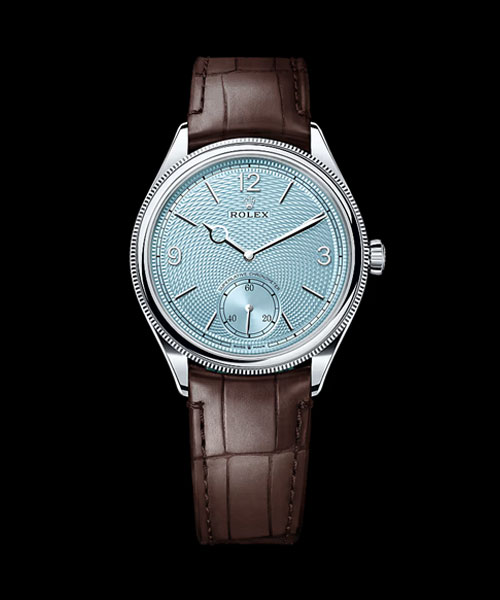 퍼페추얼 1908 플래티넘 아이스 블루 39MM