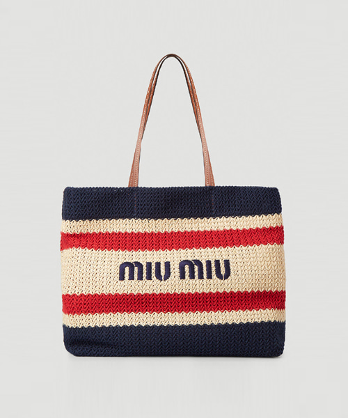 라피아 이펙트 토트 백