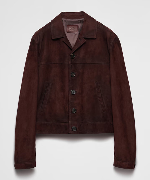 스웨이드 블루종 자켓